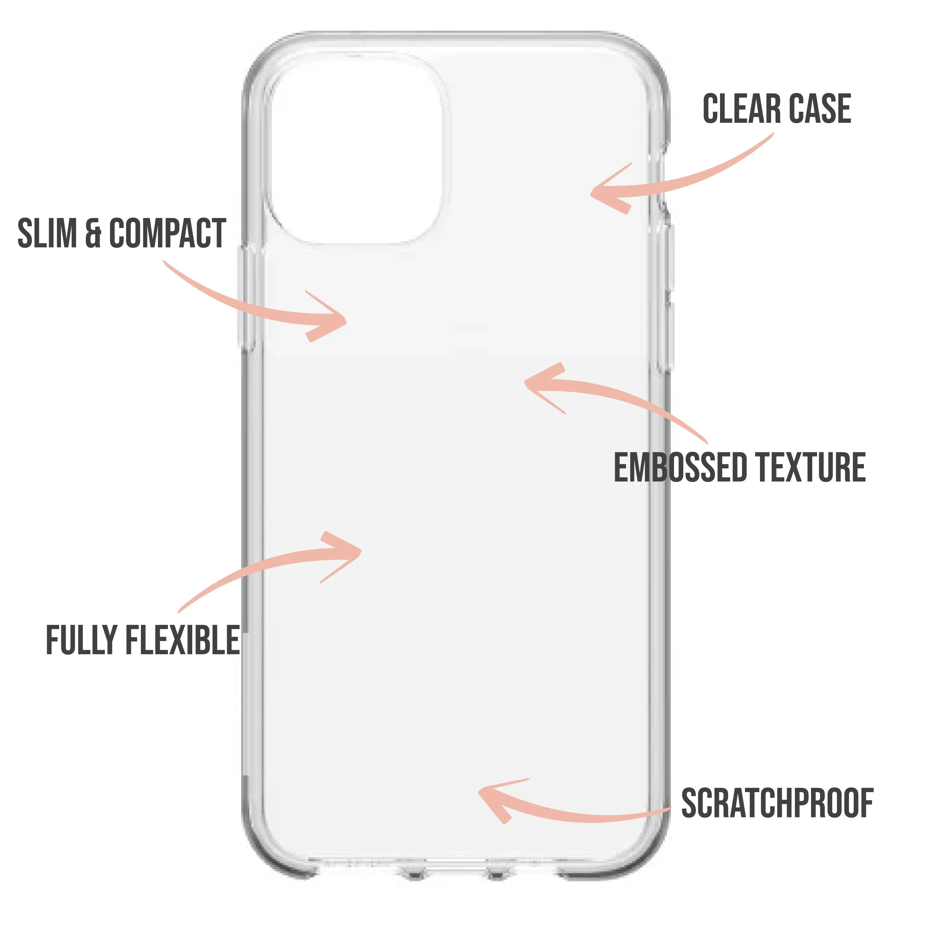 Black Hearts Phone Case
