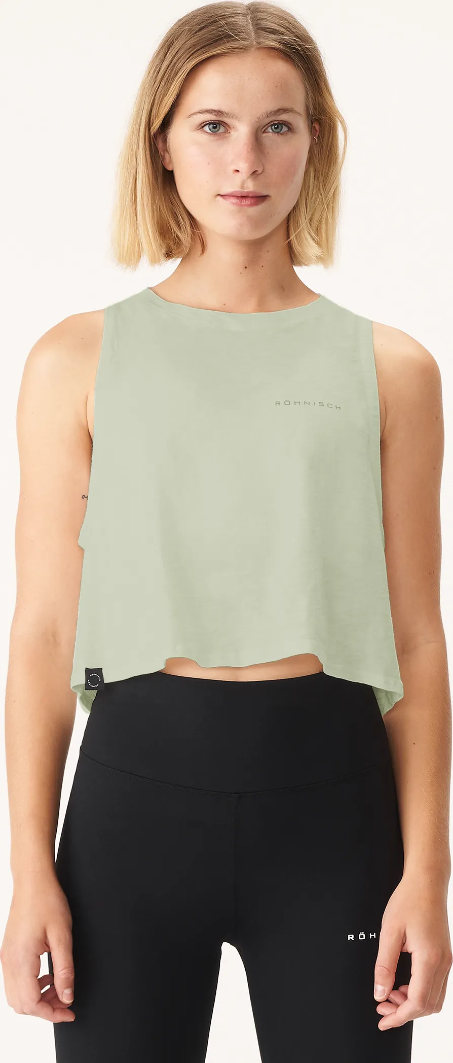Röhnisch Women&#x27;s Slub Loose Singlet Desert Sage | Buy Röhnisch Women&#x27;s Slub Loose Singlet Desert Sage here | Outnorth