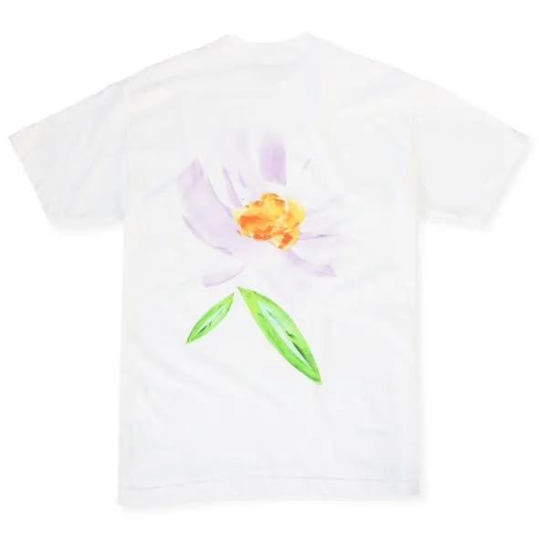 Skateboard Cafe Floral T-Shirt - White