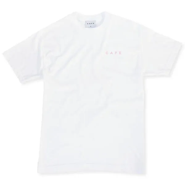 Skateboard Cafe Floral T-Shirt - White